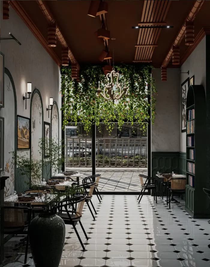Фасад Balzac Café в Шымкенте